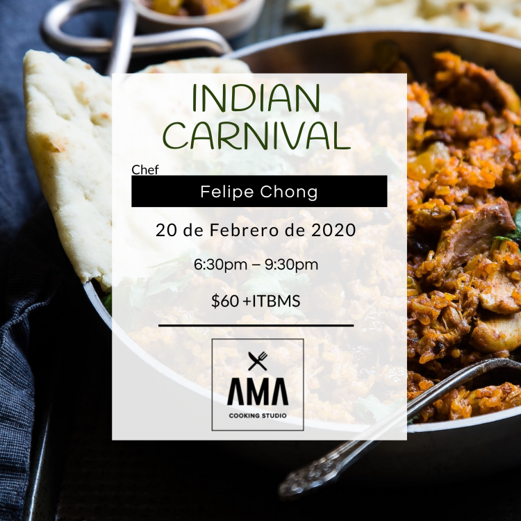 Indian Carnival AMA Cooking Studio